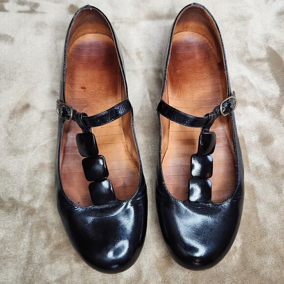 Chie Mihara Black Loafers - Picture 1 of 7